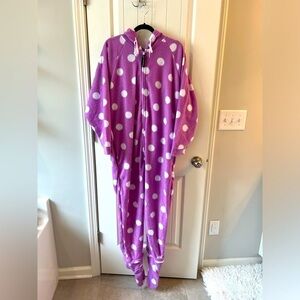 Forever Lazy Fleece Unisex Onesie with Pocket, Hood & Removable Feet